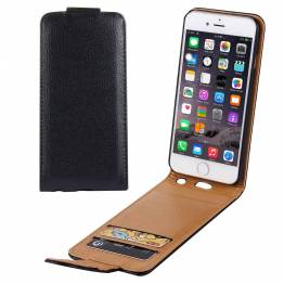Leather cover for iPhone 6+/6s+ in black