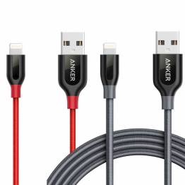 Anker PowerLine+ MFI Lightning cable with pocket