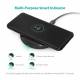 RAVPower Wireless Qi Charger with 7.5W fast charging incl. QC3 USB charger in black