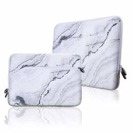 Sleeve for 13.3" White Marble Mac/PC notebook
