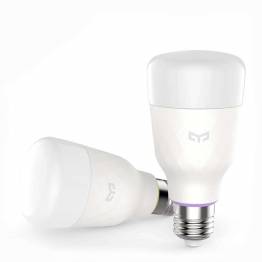 Xiaomi Mi Yeelight 10W smart LED color E27 bulb with blah. Google Assistant and IFTTT