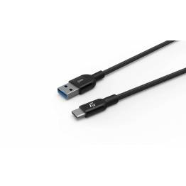  Adam Elements M100 Plus USB to USB-C cable black/silver