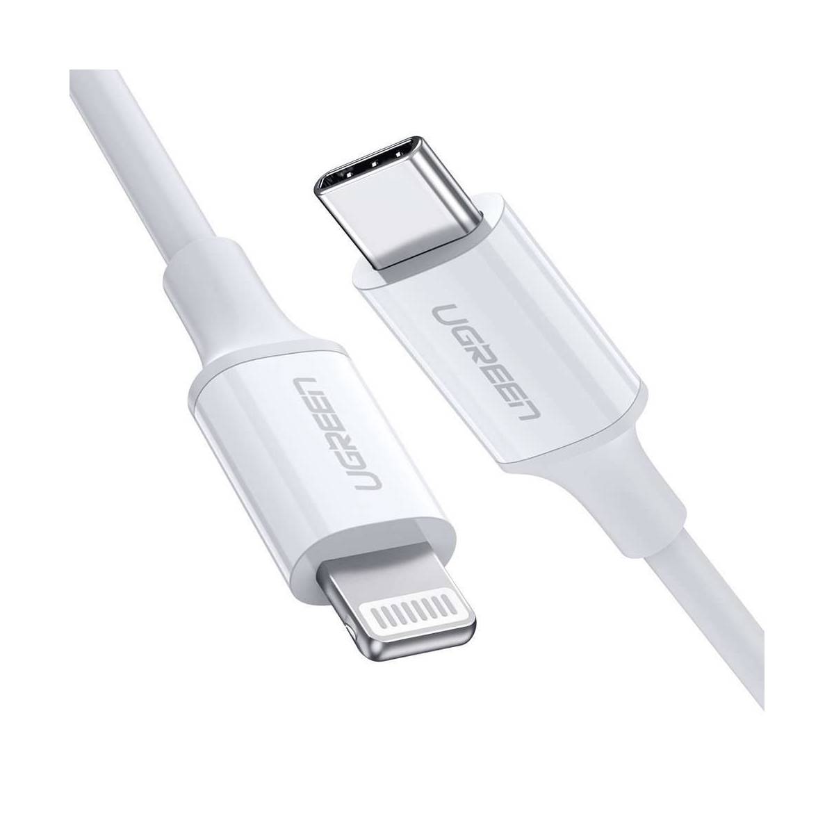 Ugreen USB-C to Lightning cable - MFi - 1m - White 