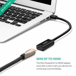  Mini display port for HDMI adapter 4k premium Ugreen black