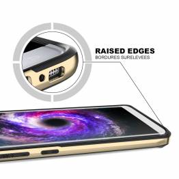  ITSKINS bumper cover with clear back for iPhone X. Gold