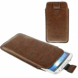 ITSKINS Universal Leather Case. Solidification XL. Brown