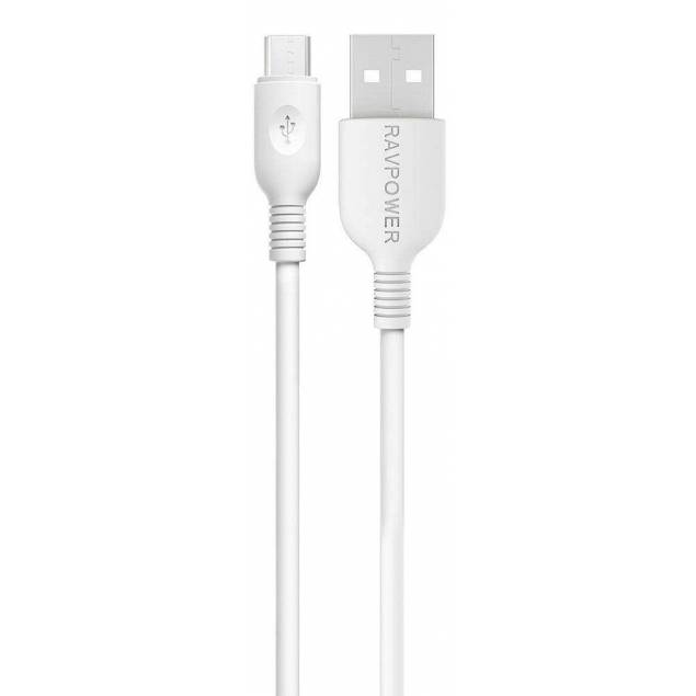 RAVPower Kevlar Micro-USB Cable 0.9m White