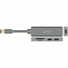 Sinox iMedia USB-C 5-in-1 hub SD, MicroSD, USB 3.0 and USB-C hun