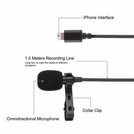  Microphone Clip on for iPhone & iPad with Lightning