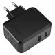 RAVPower 2x USB wall charger 24W Black for iPad and iPhone