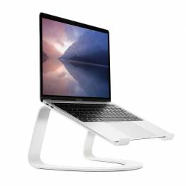 Twelve South Curve for MacBook, silver | desktop capable for Apple notebooks