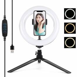 Tripod og ring light til iPhone PULUZ