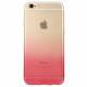 Slim silicone sunrise cover for iPhone 6/6s bright red