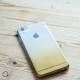 Slim silicone sunrise cover for iPhone 6/6s gold