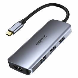 Choetech 7-i-1 4K HDMI, USB 3.0, 100W PD USB-C Hub