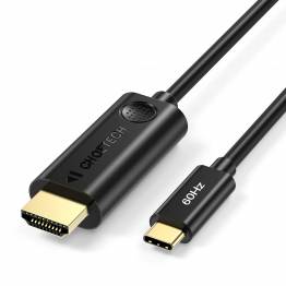 USB-C to HDMI cable in gray at 1.8m Choetech