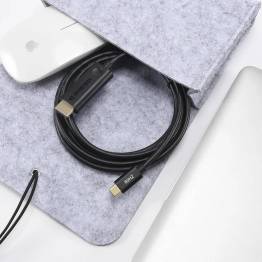  USB-C to HDMI cable in gray at 1.8m Choetech