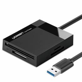 USB card reader (SD, CF, microSD, ms)