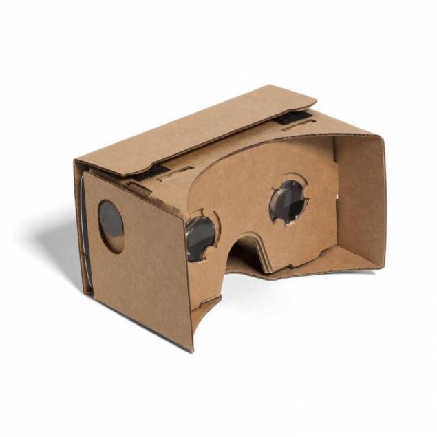 Google Cardboard with lenses