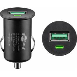 3SIXT Car Charger with USB and USB-c (15W and 12W)