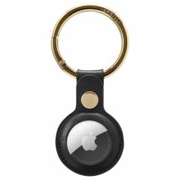  Spigen Cyrill AirTag holder for keychain art-leather - Black and gold