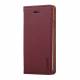 iPhone leather cover card holder with flap for iPhone 6/6s