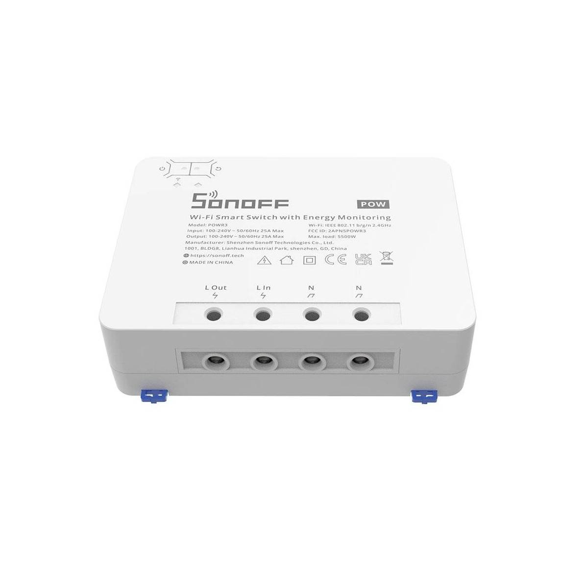 Casarse ejemplo Decorativo Sonoff POW R3 Wifi Smart Switch (Google Assistant, Alexa, iOS & IFTTT) -  Mackabler.dk