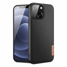 DUX DUCIS Fino iPhone 13 mini 5.4" cover with woven surface - black