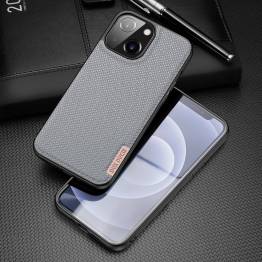  DUX DUCIS Fino iPhone 13 mini 5.4" cover with woven surface - gray