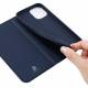 DUX DUCIS iPhone 13 Pro 6.1" cover with card slot and flap - blue
