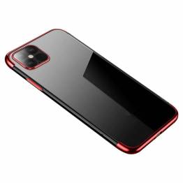 Clear Color cover for iPhone 12 mini - red