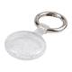 AirTag holder for keychain in protective plastic - Blue mica