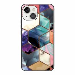 iPhone 13 cover 6.1" with marble pattern - Multicolored