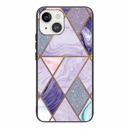 iPhone 13 cover 6.1" with marble pattern - Purple