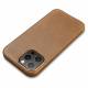 Exclusive iPhone 13 Pro cover in genuine leather iCarer - Brown