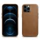 Exclusive iPhone 13 Pro cover in genuine leather iCarer - Brown
