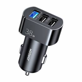 Joyroom QC3.0 fast charging USB x 3 car charger - 38W