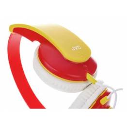  JVC Headphones for Kids - Red/Yellow