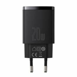  Baseus compact USB-C and USB QC 3.0 charger 20W