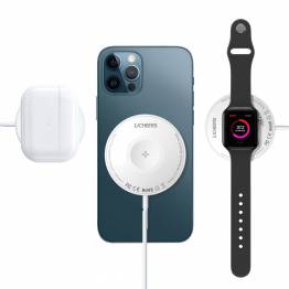 3 in 1 charger with Qi, MagSafe and Apple Watch charging - Licheers