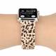 Apple Watch strap in silicone 38/40/41mm - Leopard fur print