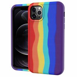 iPhone 13 mini silicone cover 5.4" - Rainbow