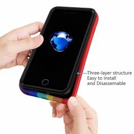  iPhone 7/8 / SE 2020 silicone cover 4.7" - Multicolor