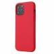 iPhone 13 Pro 6.1" protective silicone cover - Carmine red
