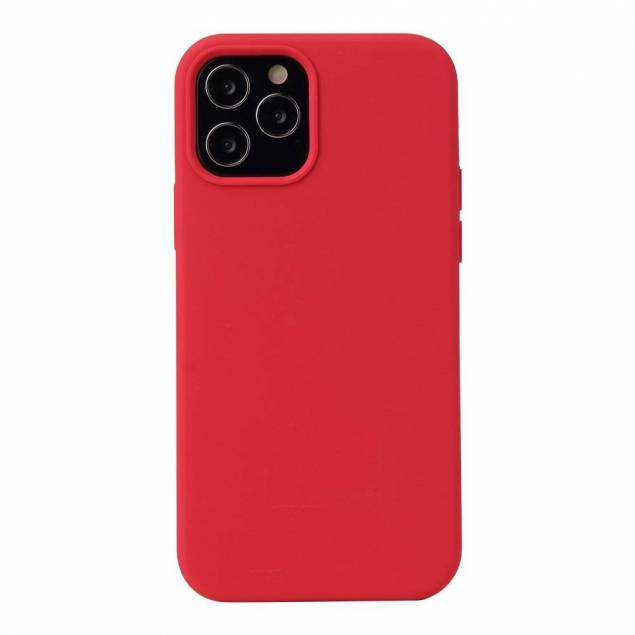 iPhone 13 Pro 6.1" protective silicone cover - Carmine red