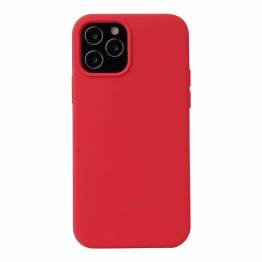 iPhone 13 mini 5,4" protective silicone cover - Carmine red