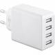 GooBay 4-port USB charger 30W - White