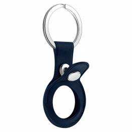  ESR AirTag holder for keychain in imitation leather - Navy blue