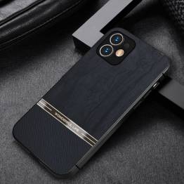 Shang Rui iPhone 11 cover with wood pattern - black