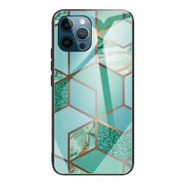 iPhone 11 cover with marble pattern - Green